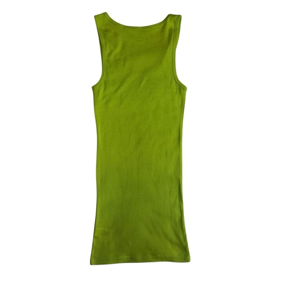 Aeropostale Green Tank Top Size Medium Aero NYC Graphic Stretchy Vintage NWOT - Picture 4 of 10